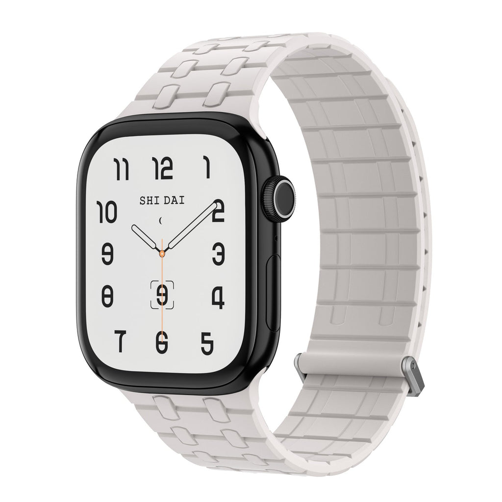 Bracelet magnétique en silicone pour montre connectée - Esilora