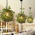 Verdeleia Layered Plant-Accented Pendant – Modern Hanging Lamp for Home Interiors | Esilora