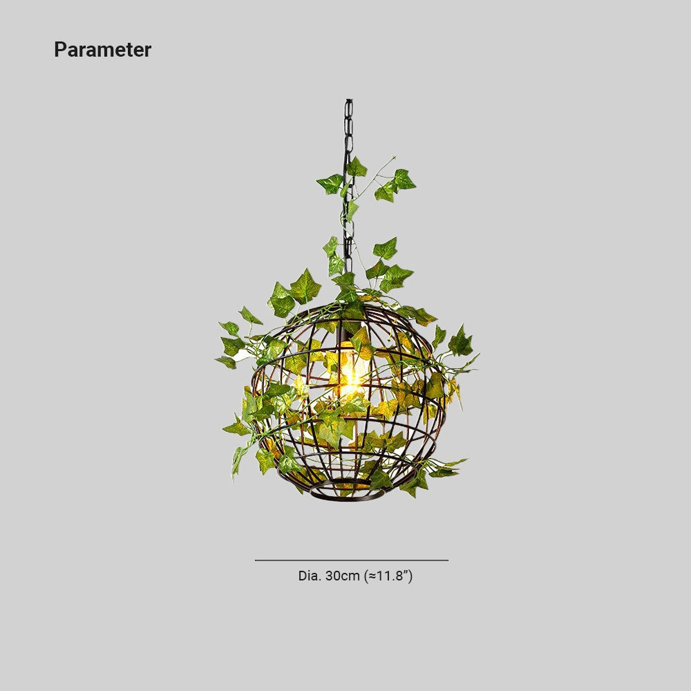 Verdeleia Layered Plant-Accented Pendant – Modern Hanging Lamp for Home Interiors | Esilora