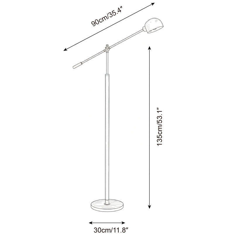 Heritage Swing Floor Lamp | Esilora