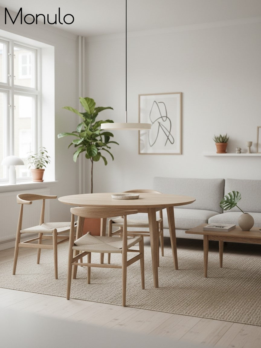 Modern Disc Pendant Light — Nordic Minimalist Fixture for Dining & Kitchen | Esilora