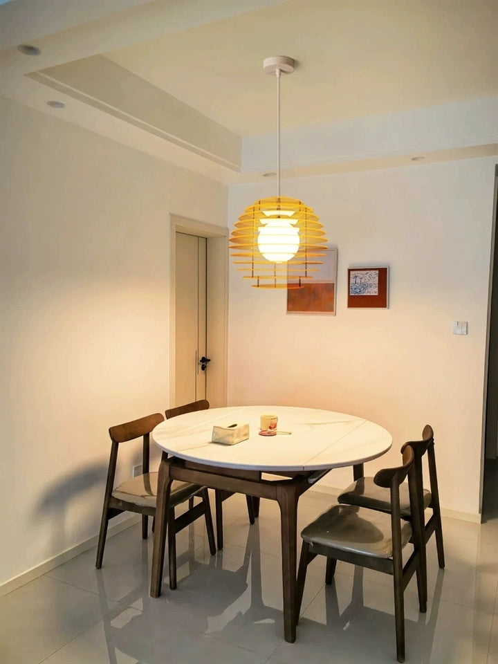 Bauhaus Memphis Acrylic Sunrise Pendant Lamp – AFTTERGLOW S4 | Esilora