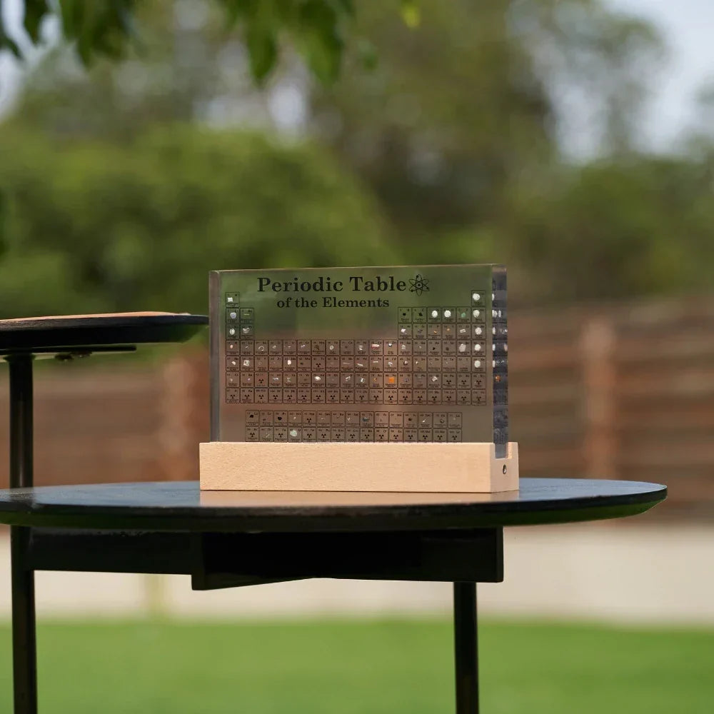 Acrylic Periodic Table Lamp — Illuminated Real Elements