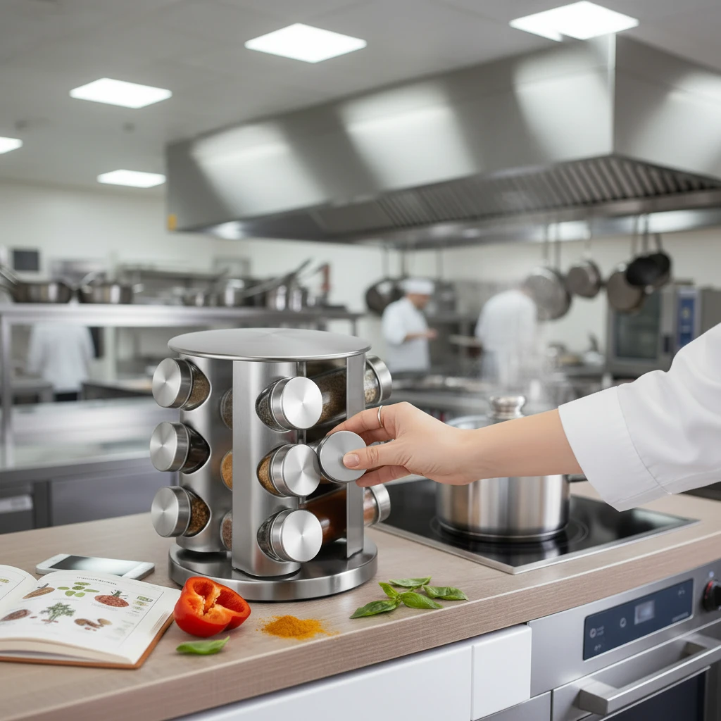 Spice Organizer – Quickly Keep Your Favorite Spices Fresh and Accessible! - Esilora