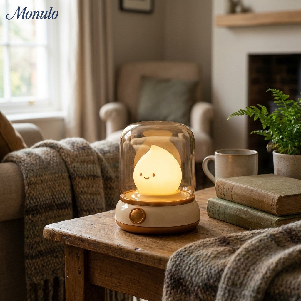 مصباح Flame LED الليلي الصغير | Esilora