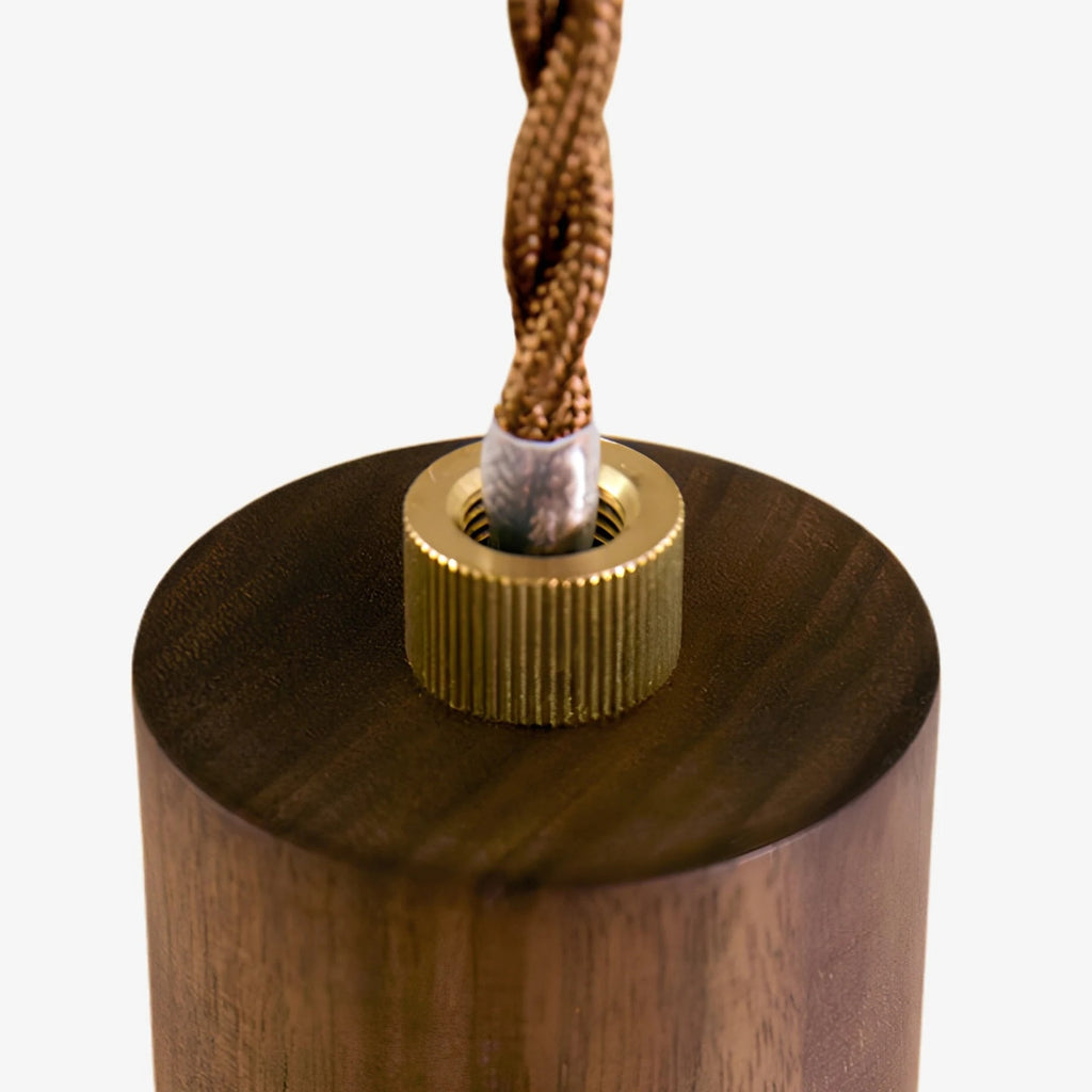Natural Linen Drum Pendant Lamp | Esilora