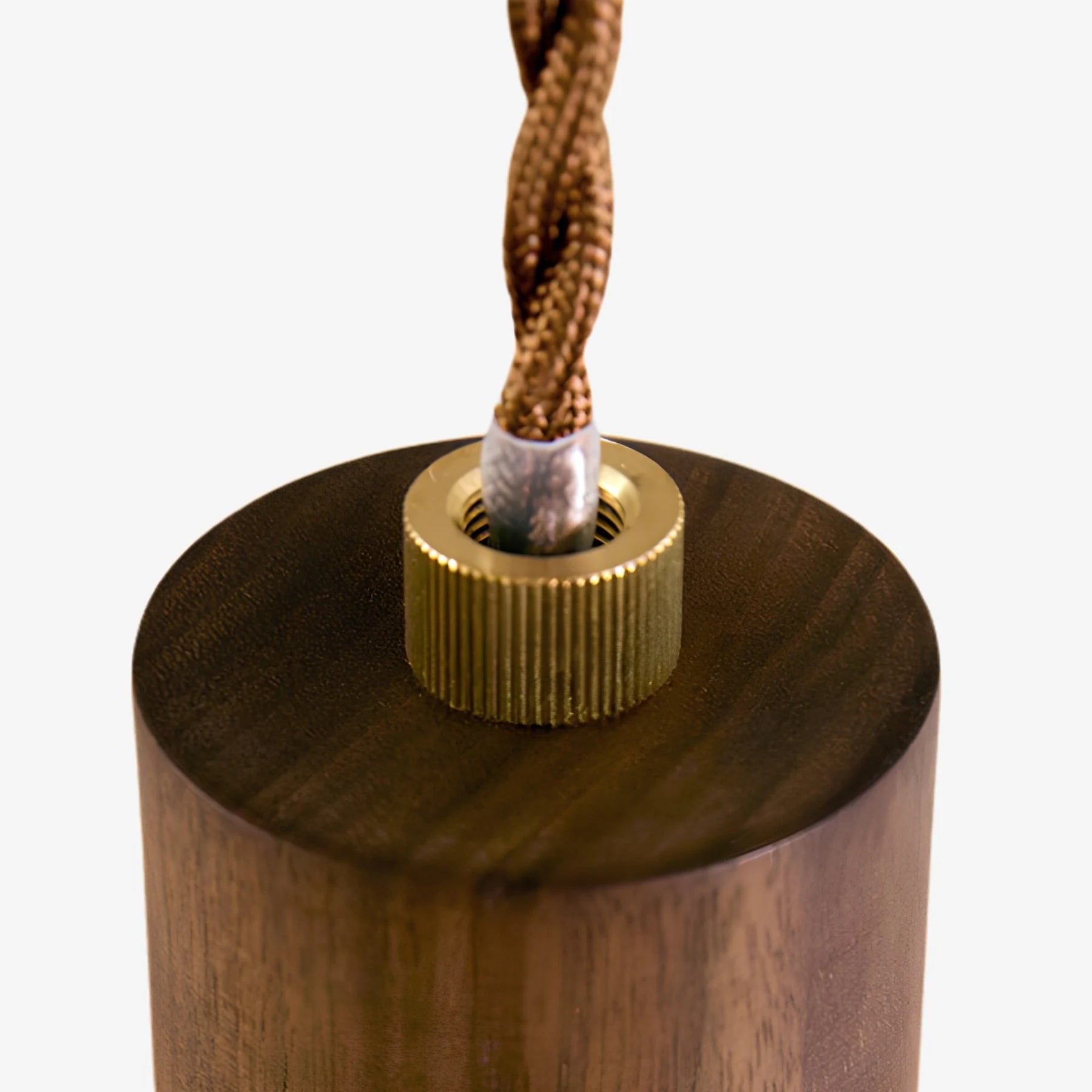 Natural Linen Drum Pendant Lamp | Esilora