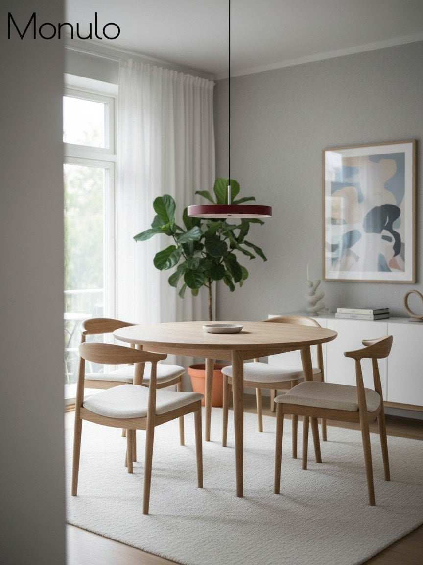 Modern Disc Pendant Light — Nordic Minimalist Fixture for Dining & Kitchen | Esilora