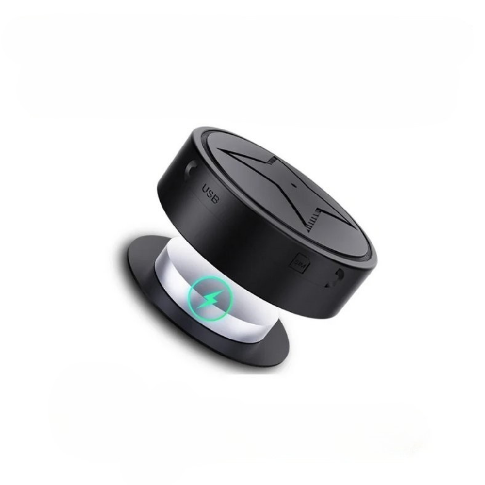 Mini tracker GPS magnetic pentru mașină, cu localizare în timp real — Compatibil cu aplicația pentru smartphone
