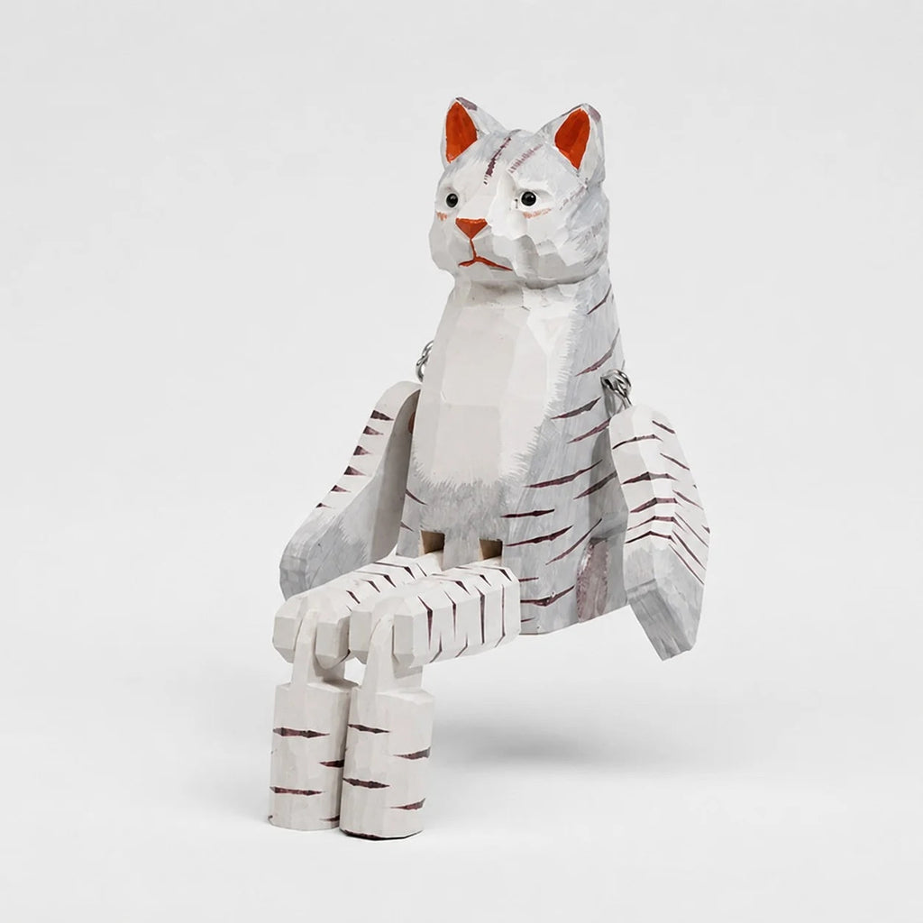 Hand-Carved Wooden Dangling-Leg Animal Ornaments | Esilora