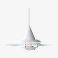 Kallera UFO Pendant Light - Metal and Glass Vintage Modern Hanging Lamp for Dining Room | Esilora