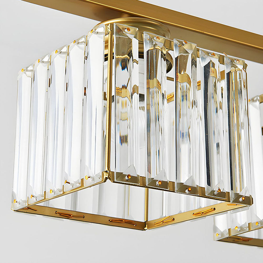 Artesso Art Deco Pendant Lamp — Glass Shades, Adjustable Height