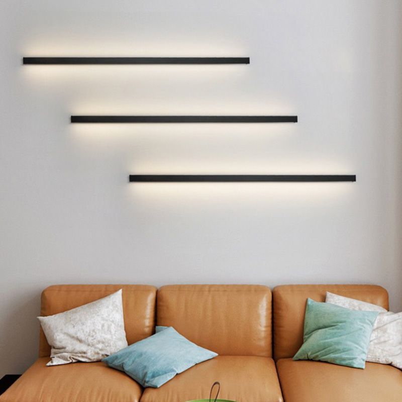 Applique murale LED linéaire minimaliste pour un éclairage d’ambiance