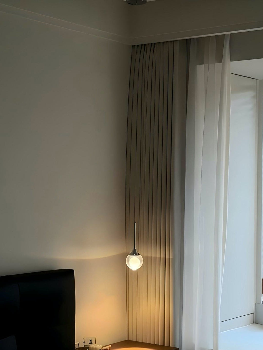 Moon klare Glas-Kugel-Pendelleuchte | Esilora