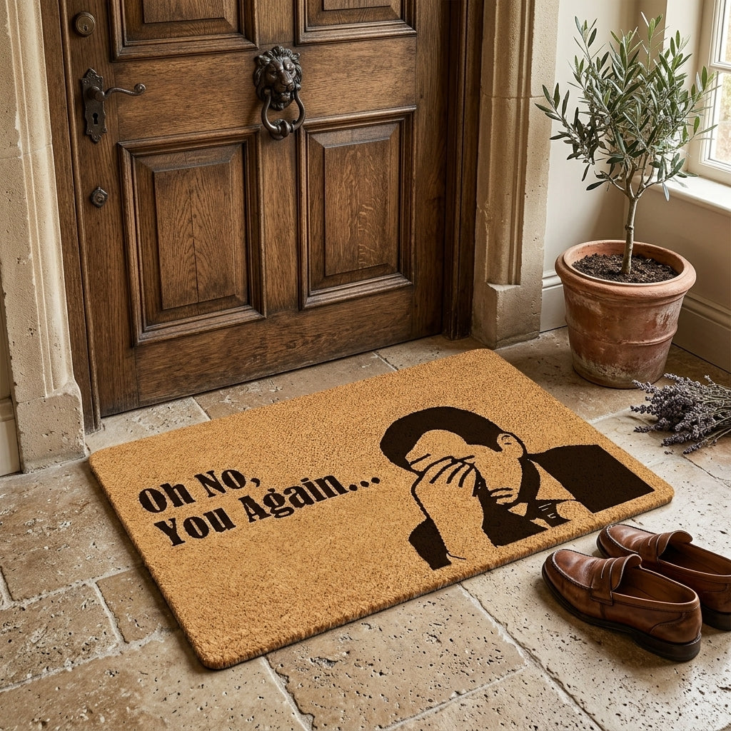 Humorous Door Mat for Playful Entryway Charm
