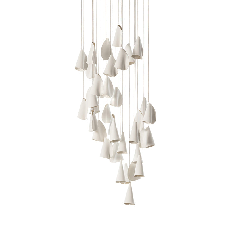 21 Thin Porcelain Pendant Lamp | Esilora