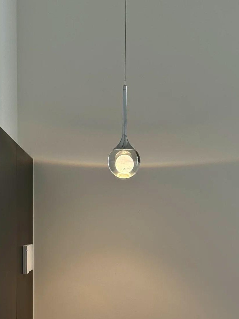 Moon klare Glas-Kugel-Pendelleuchte | Esilora