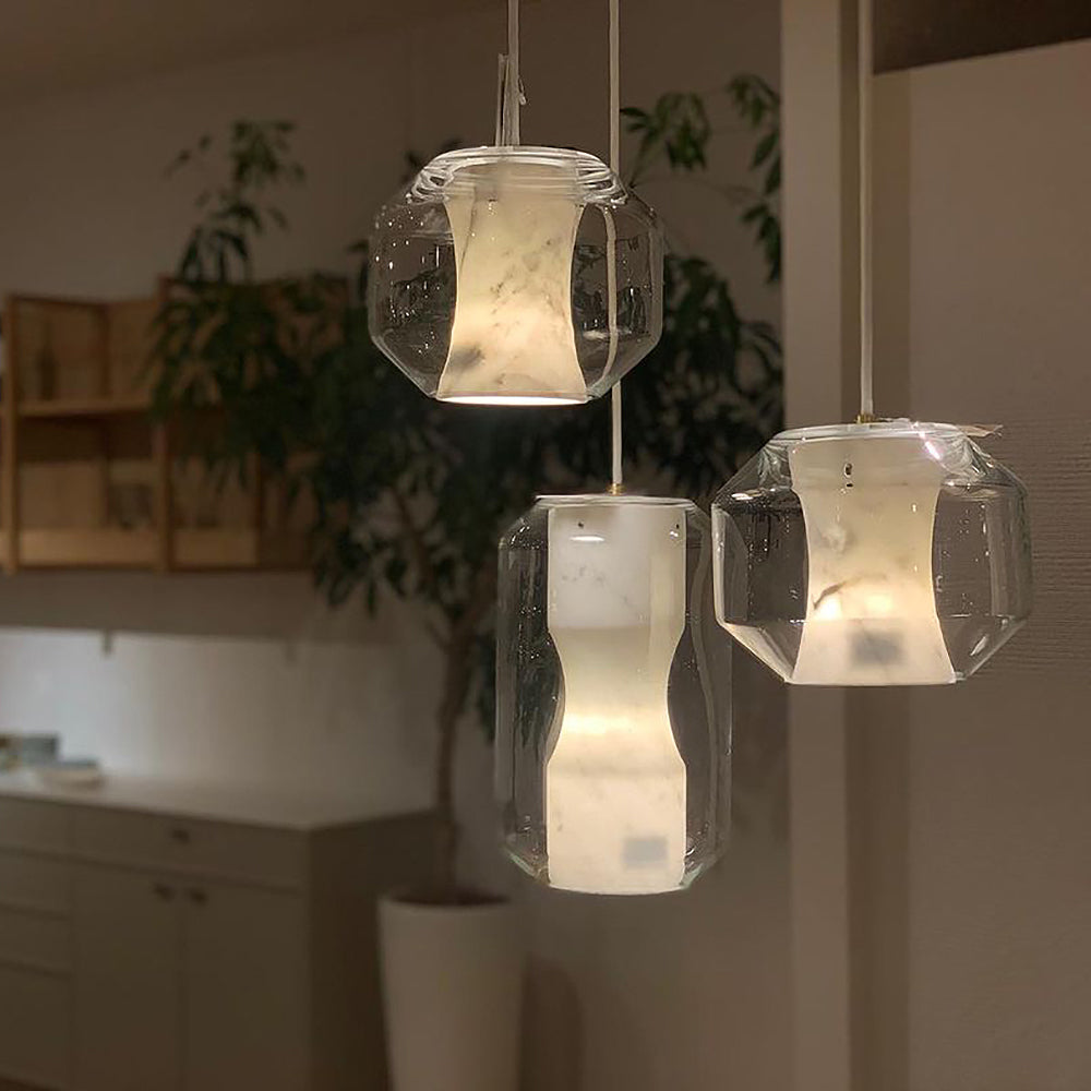 Glass Alabaster Pendant Lamp | Esilora