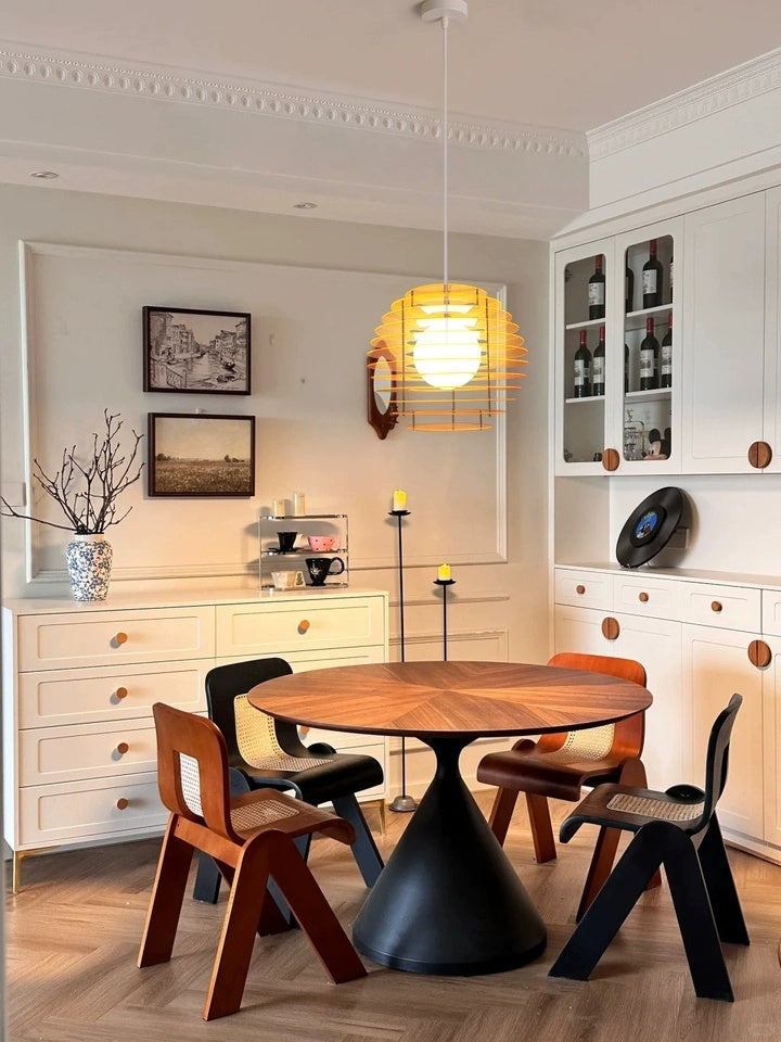 Bauhaus Memphis Acrylic Sunrise Pendant Lamp – AFTTERGLOW S4 | Esilora