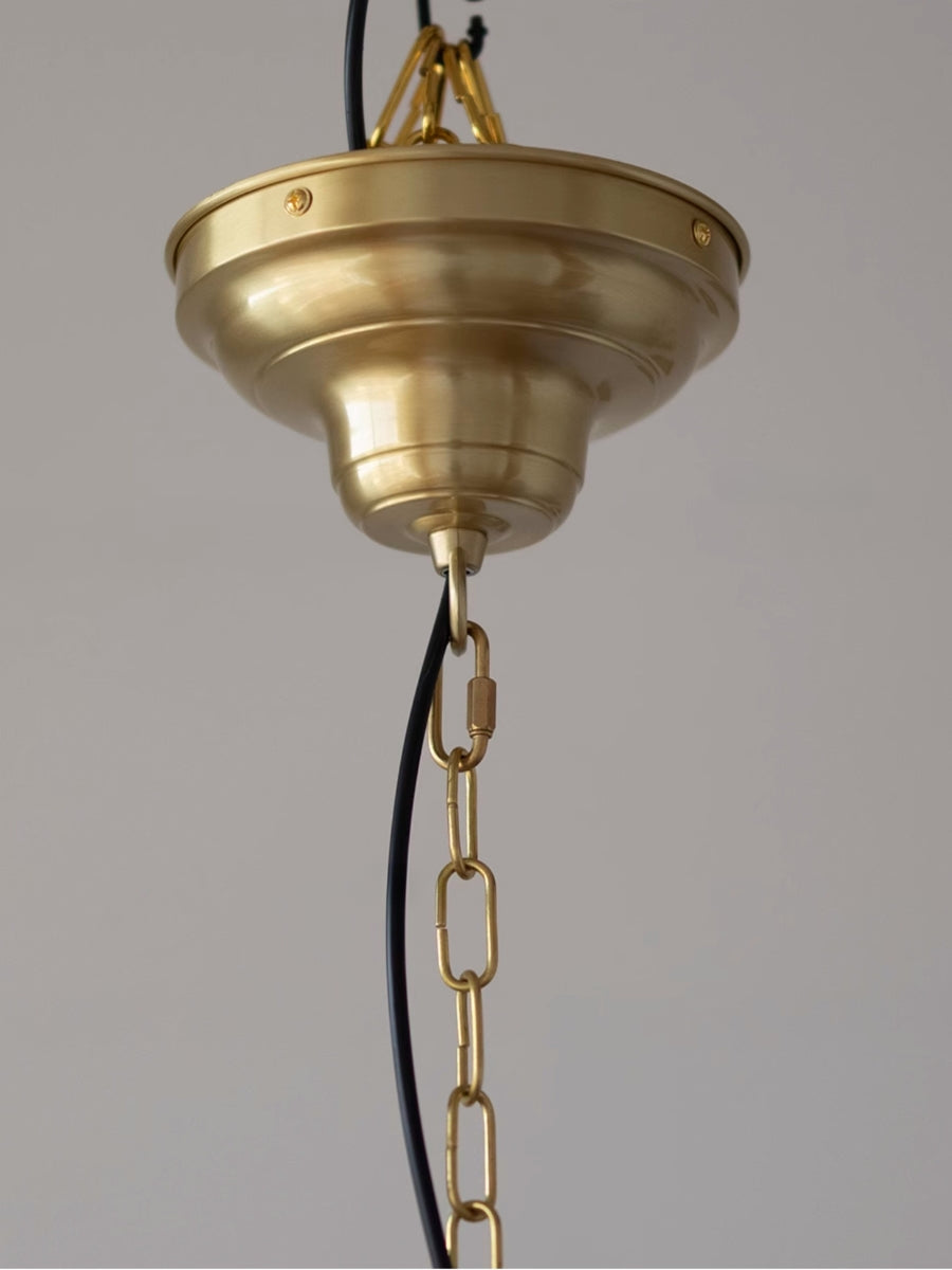 Opalume Glas-Pendelleuchte – Vintage Milchglas-Pendelleuchte im Art-Deco-Stil | Esilora