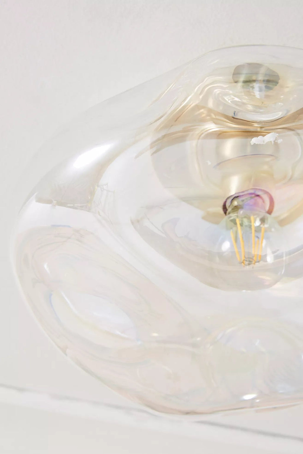 Plafoniera a filo in vetro iridescente Lightail – Lampada da soffitto moderna ed elegante per soggiorno／sala da pranzo | Esilora