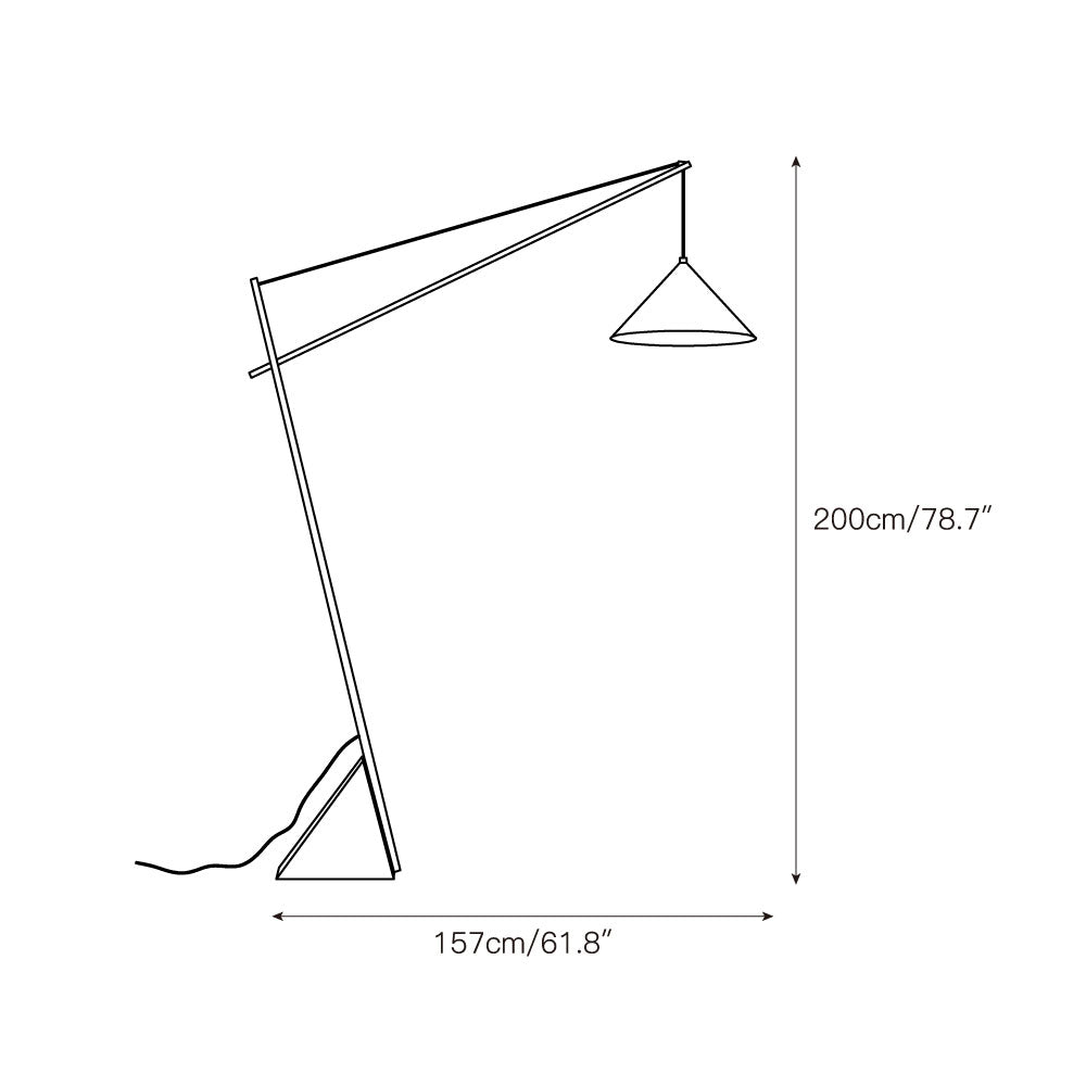 Grande Travertine Floor Lamp | Esilora