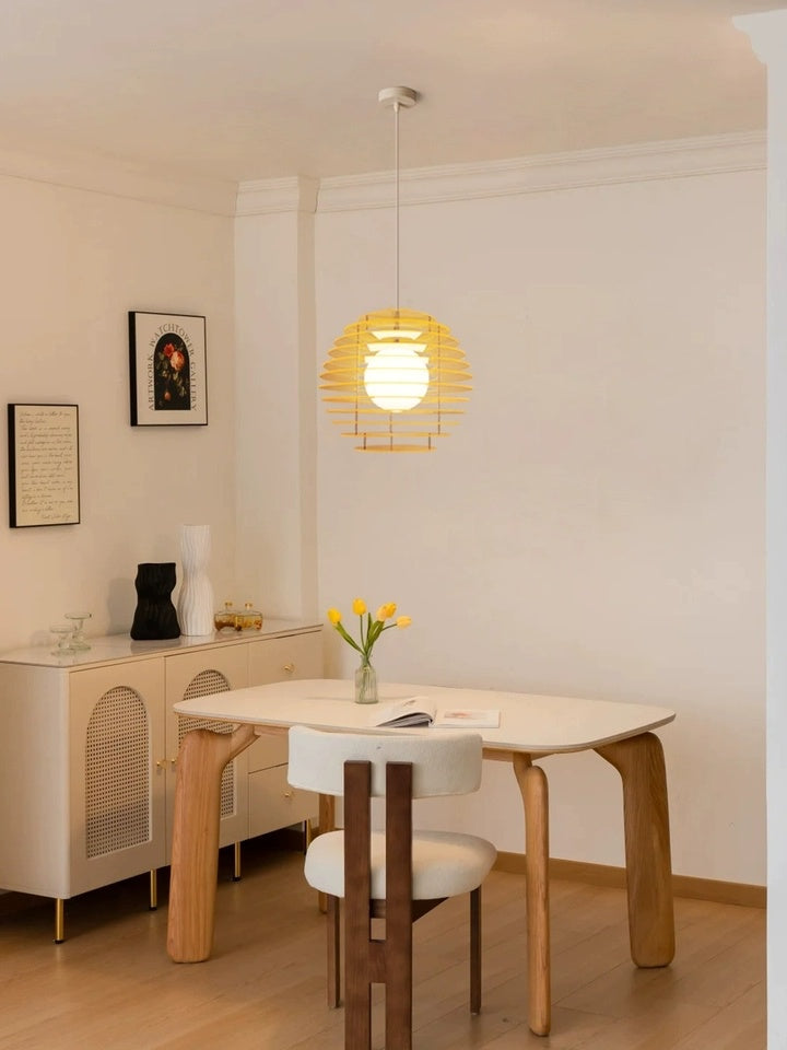 Bauhaus Memphis Acrylic Sunrise Pendant Lamp – AFTTERGLOW S4 | Esilora