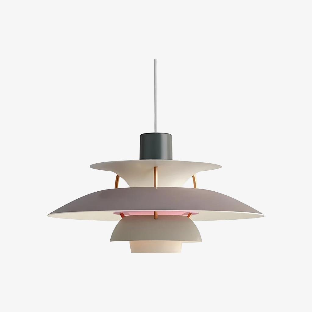 Layora Modern Scandinavian Pendant Light – Multi-Color Aluminum Design for Dining and Living Room N38 | Esilora