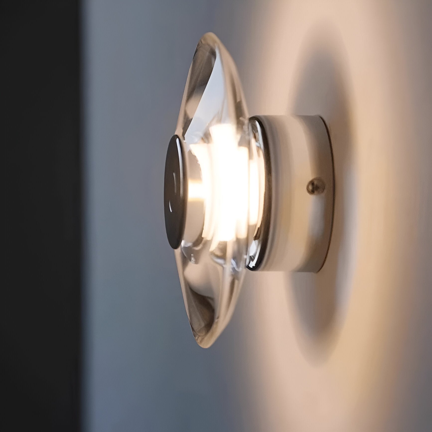 Italian Crystal Minimalist Clementine Wall Light | Esilora