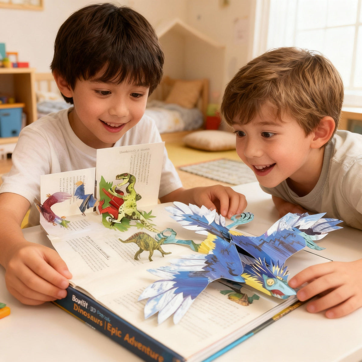 Libro pop-up en 3D sobre dinosaurios para jóvenes lectores y aficionados a los dinosaurios