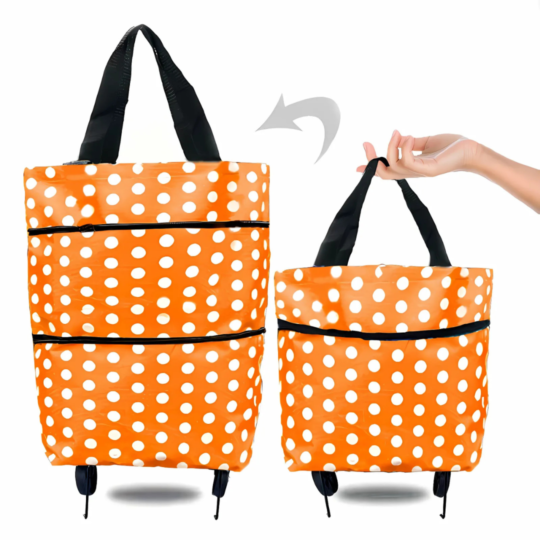 Shopping Cart | Collapsible Rolling Bag | Lightweight Carrier | Icone - Esilora