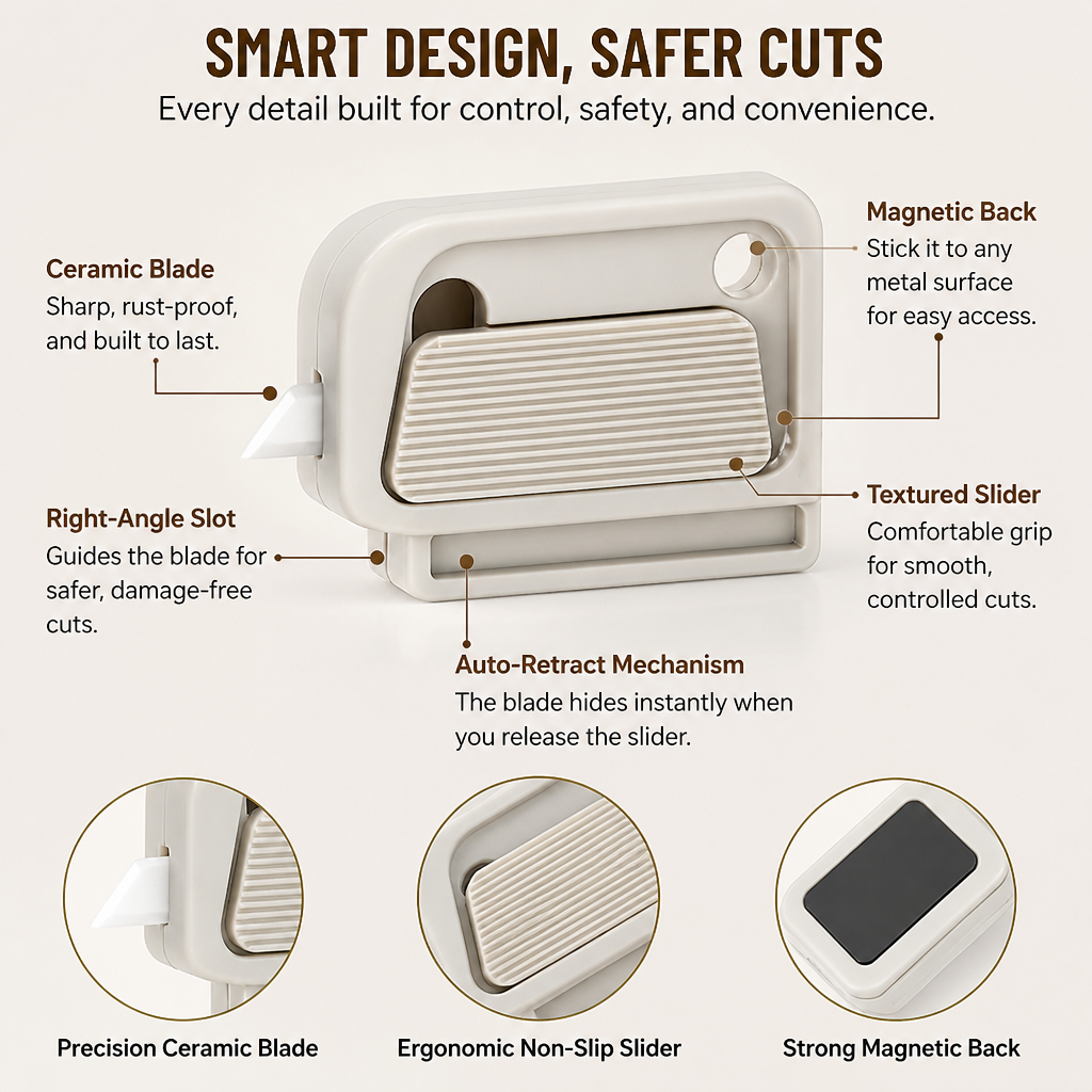 SlipSafe — Slice Fearlessly with Zero Cuts and Perfect Packages Every Time - Esilora