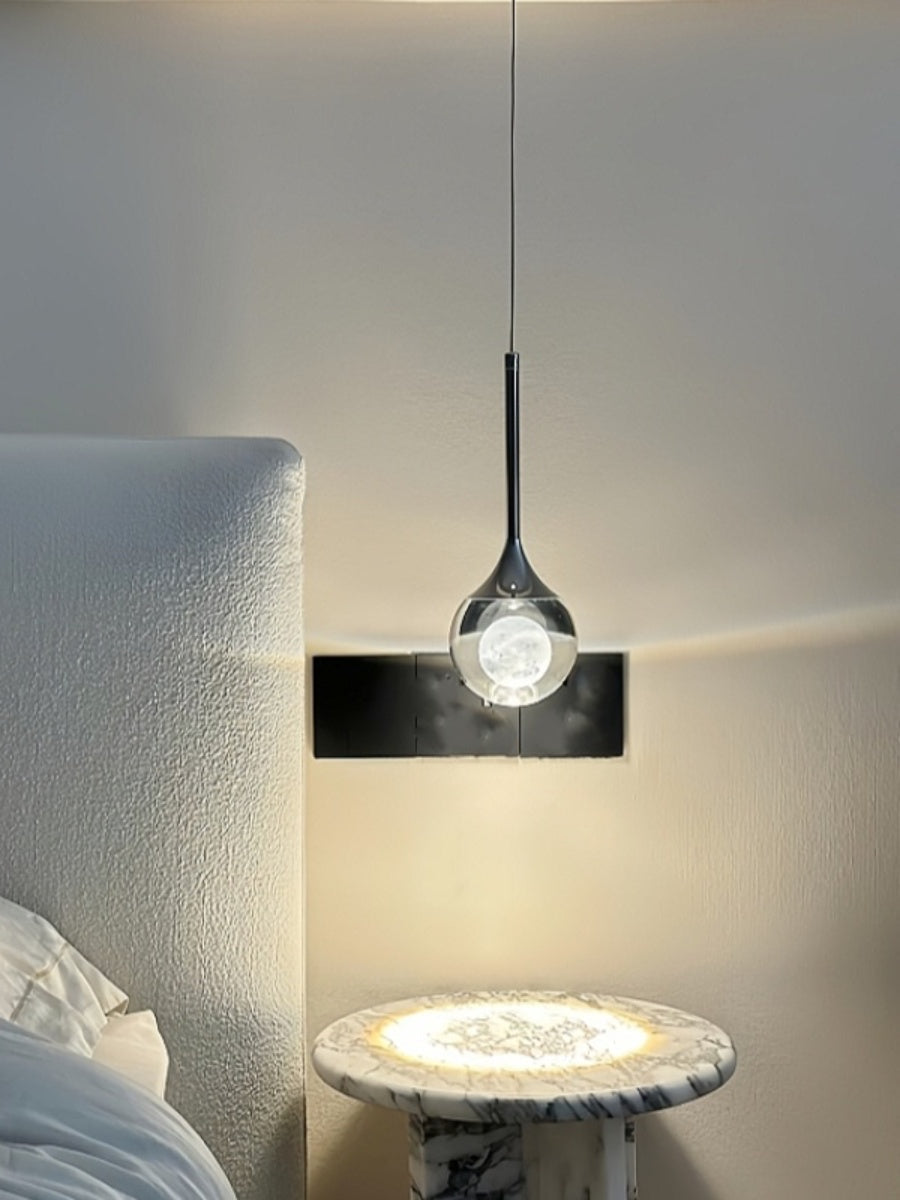 Moon klare Glas-Kugel-Pendelleuchte | Esilora