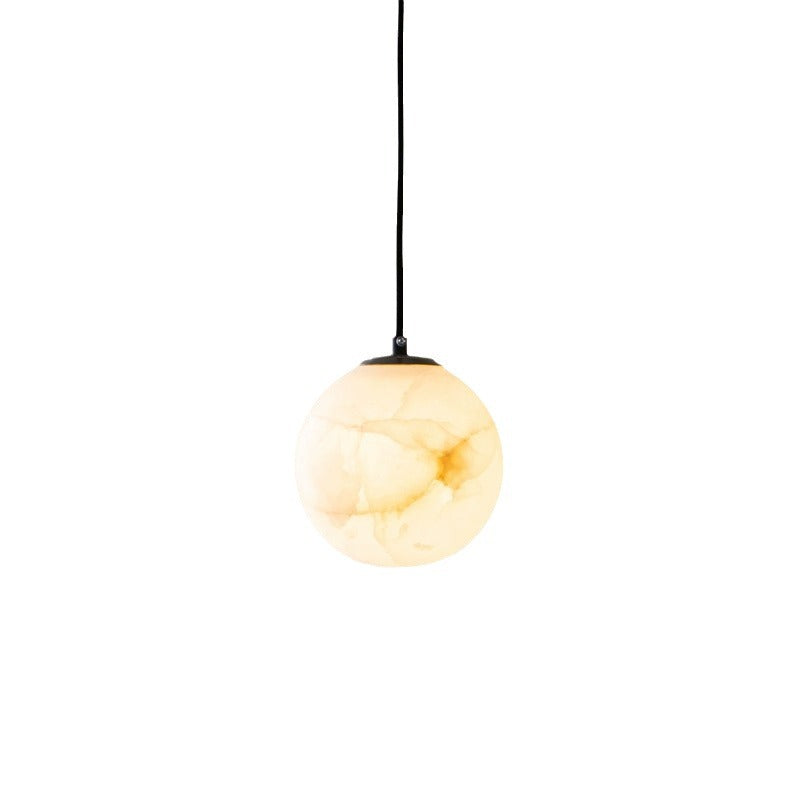Nordic Minimalist Alabaster Pendant Light | Esilora