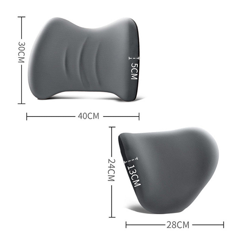 Juego AutoEase ComfortRide – reposacabezas de espuma viscoelástica y cojines lumbares