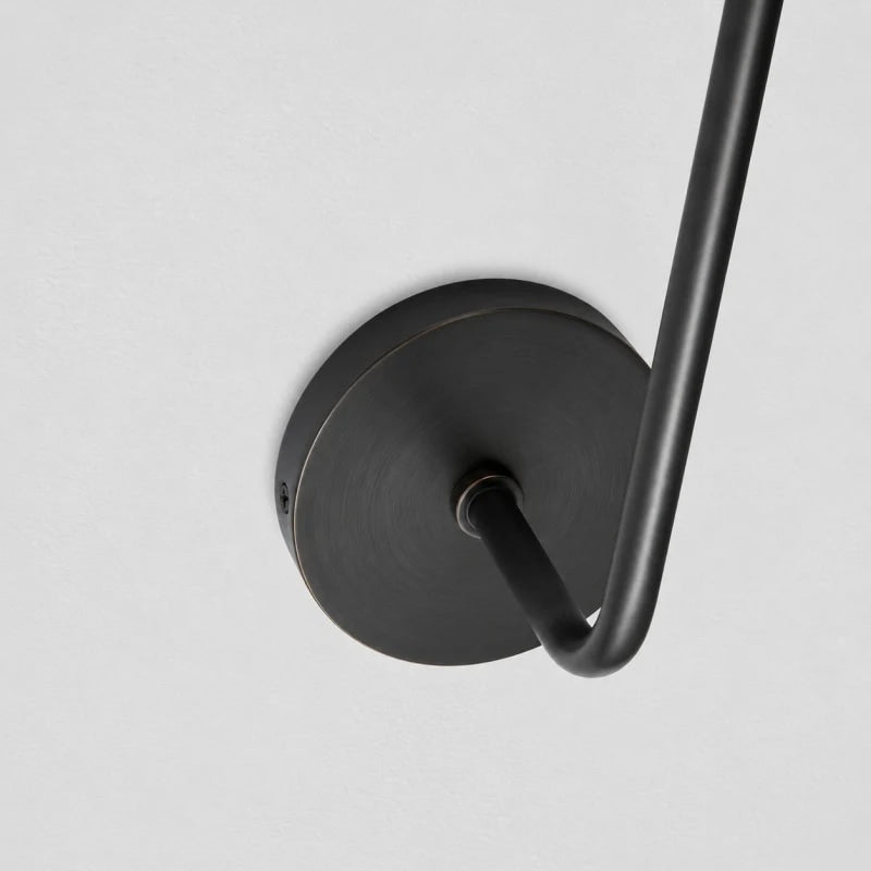 Long Copper and Glass Wall Sconce | Esilora