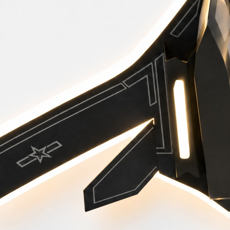 Jet Fighter LED Ceiling Light for Kids Bedroom | Esilora
