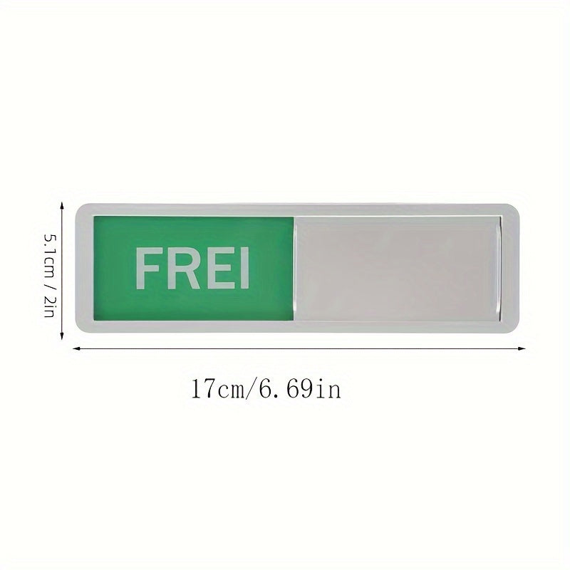 Schiebetürschild – Anzeige „Frei/Belegt“ – Esilora