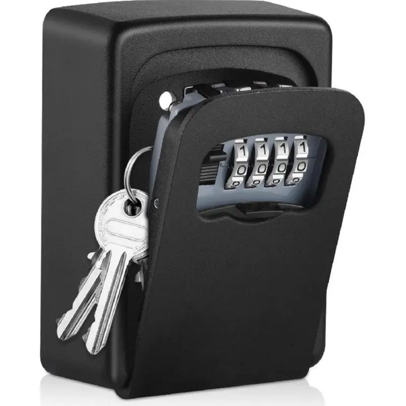 Outdoor Key Safe with Combination Lock and Cover - Esilora