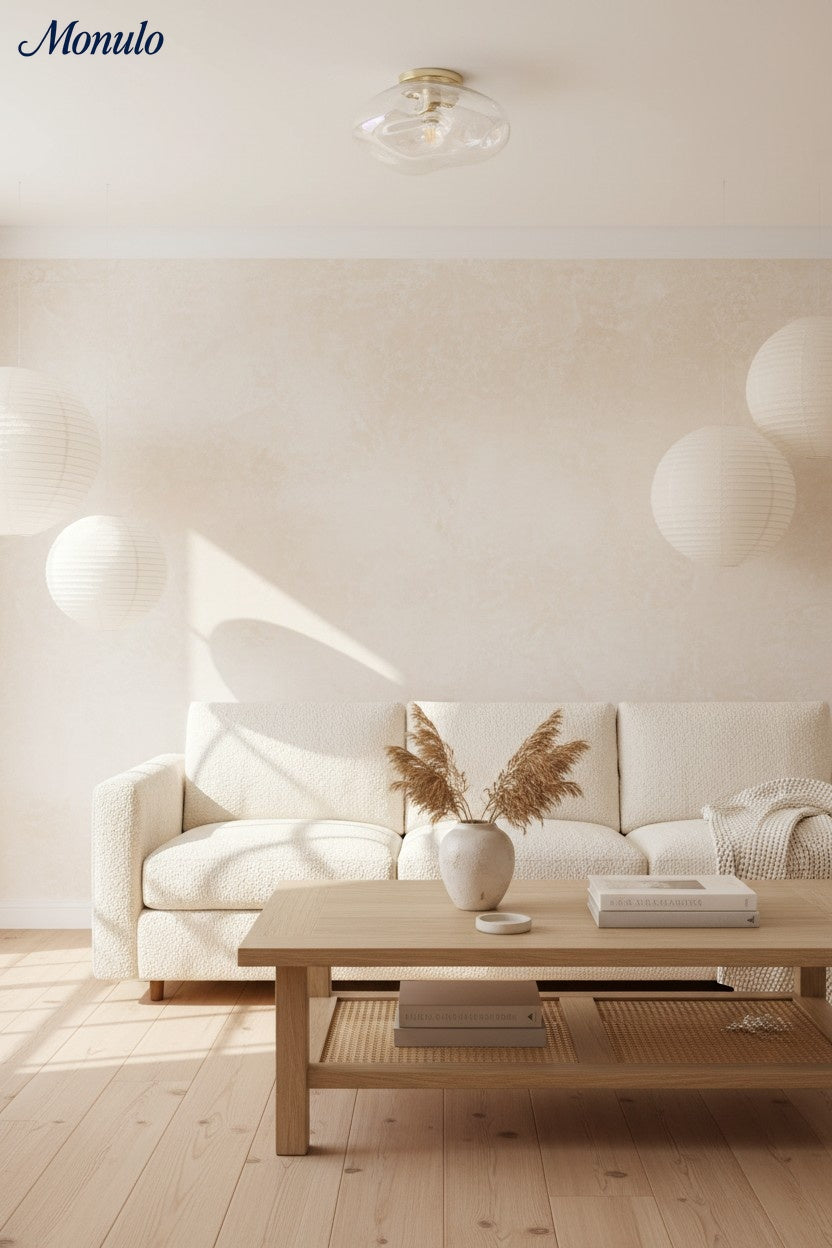 Plafoniera a filo in vetro iridescente Lightail – Lampada da soffitto moderna ed elegante per soggiorno／sala da pranzo | Esilora