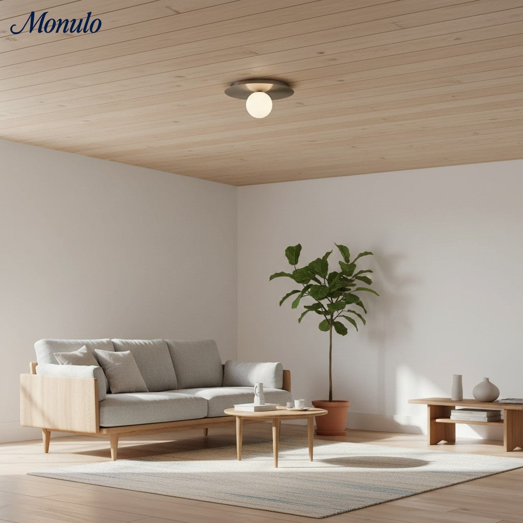 Rivolence Elegant Ring-Silhouette Nordic Wall/ Ceiling Light for Living Room | Esilora