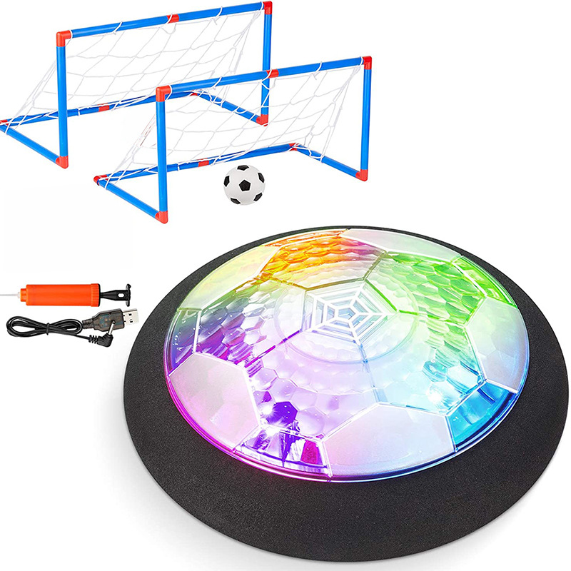 Disco de fútbol autodeslizante — Luz LED, sistema interno de cojinetes de aire