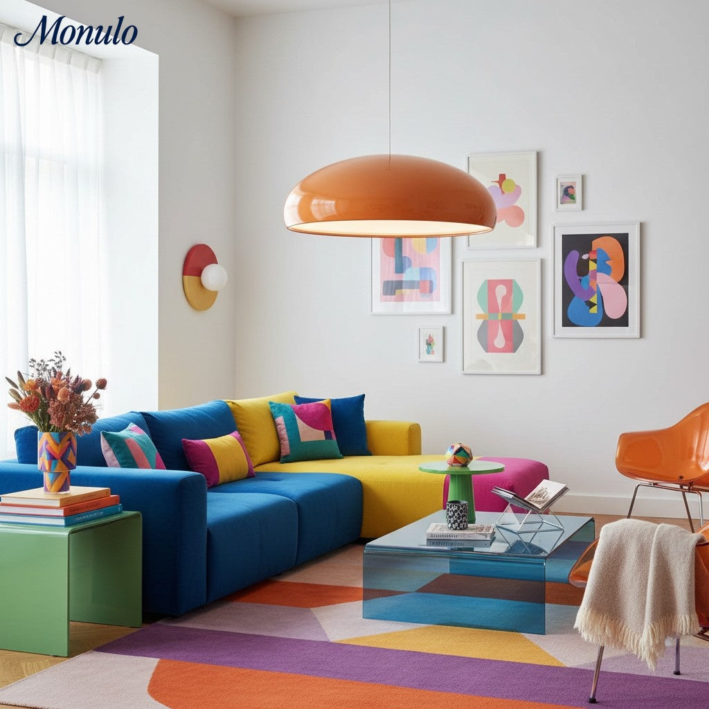 Verdoma Sleek Modern Metal Bowl Pendant Light for Bedrooms and Hallways | Esilora