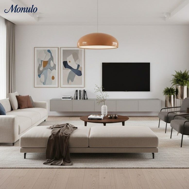 Verdoma Sleek Modern Metal Bowl Pendant Light for Bedrooms and Hallways | Esilora