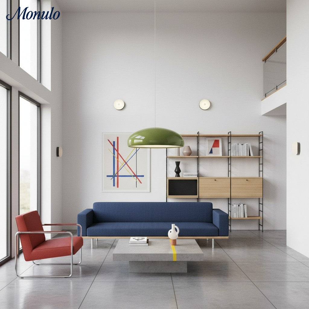 Verdoma Sleek Modern Metal Bowl Pendant Light for Bedrooms and Hallways | Esilora