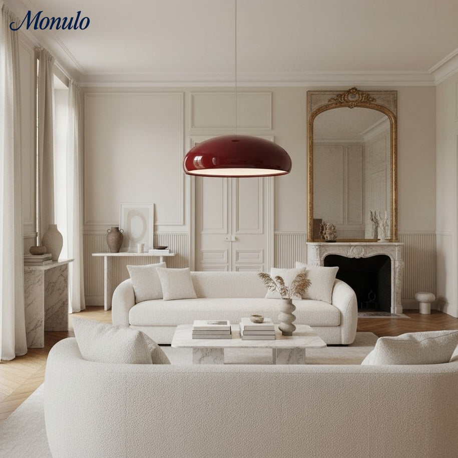 Verdoma Sleek Modern Metal Bowl Pendant Light for Bedrooms and Hallways | Esilora