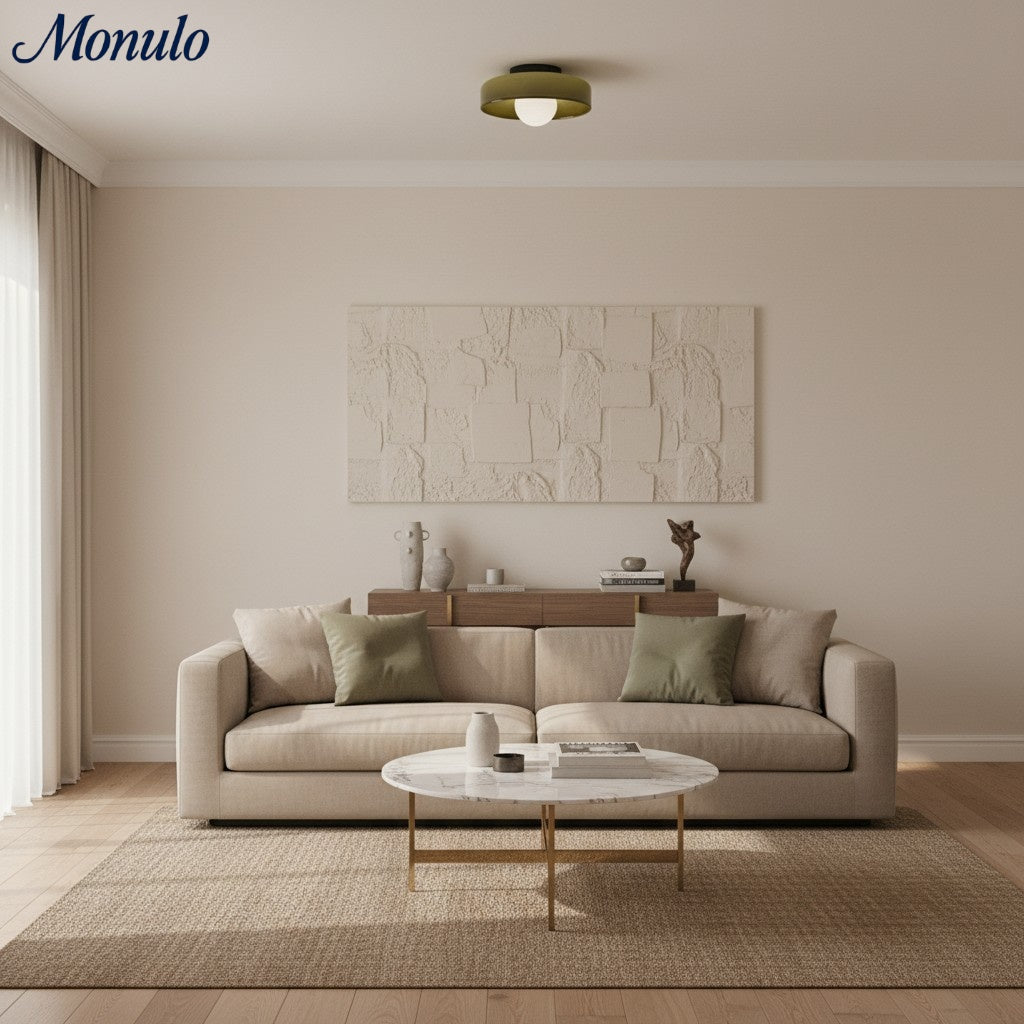 Verdoma Morandic Disc Orb Wall and Ceiling Lamp for Modern Interiors | Esilora