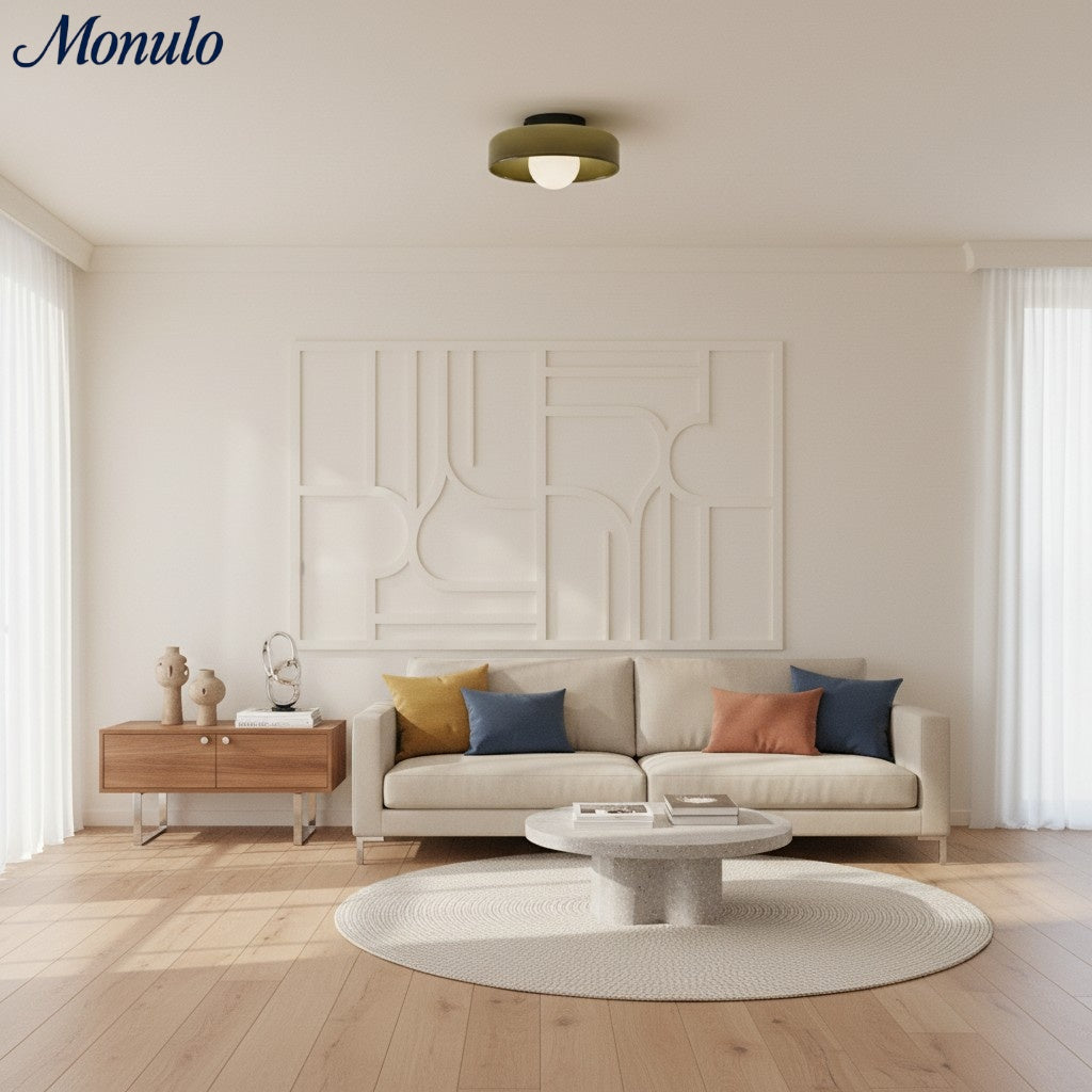 Verdoma Morandic Disc Orb Wall and Ceiling Lamp for Modern Interiors | Esilora