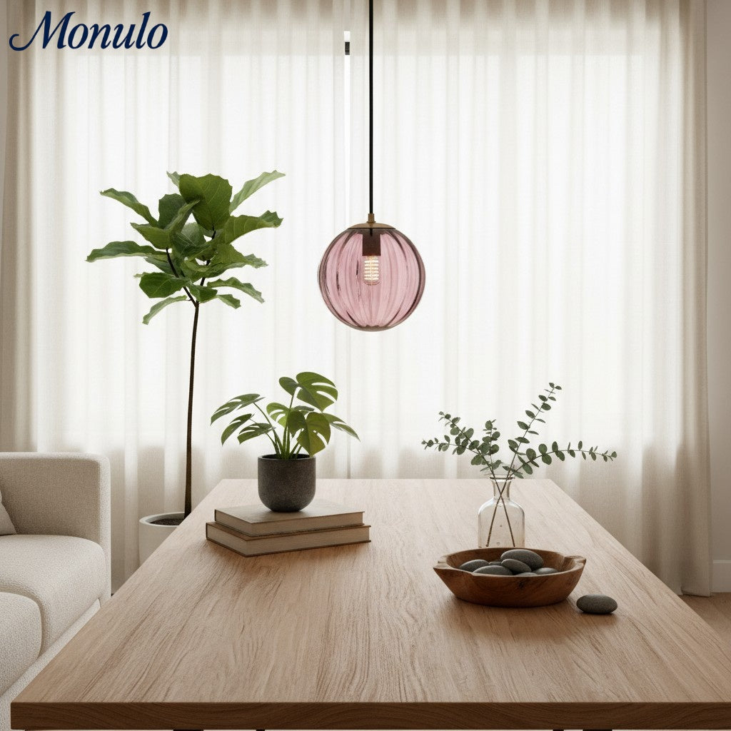 Nuevola Modern Elegant Globe Pendant Light - Dining Kitchen Use | Esilora