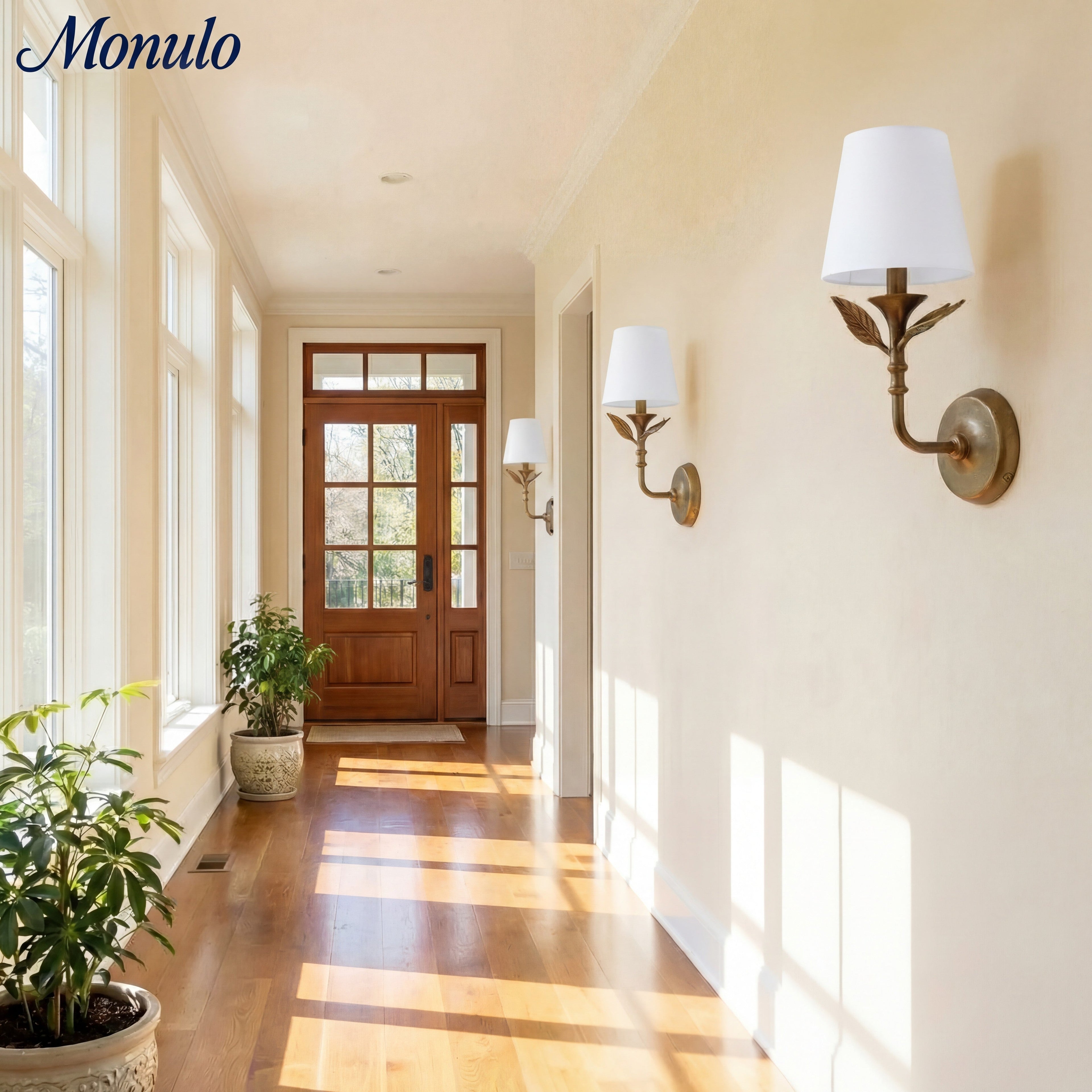 Roven Botanical Metal Wall Sconce Vintage-Inspired Metal Wall Light for Hallway and Bedroom | Esilora